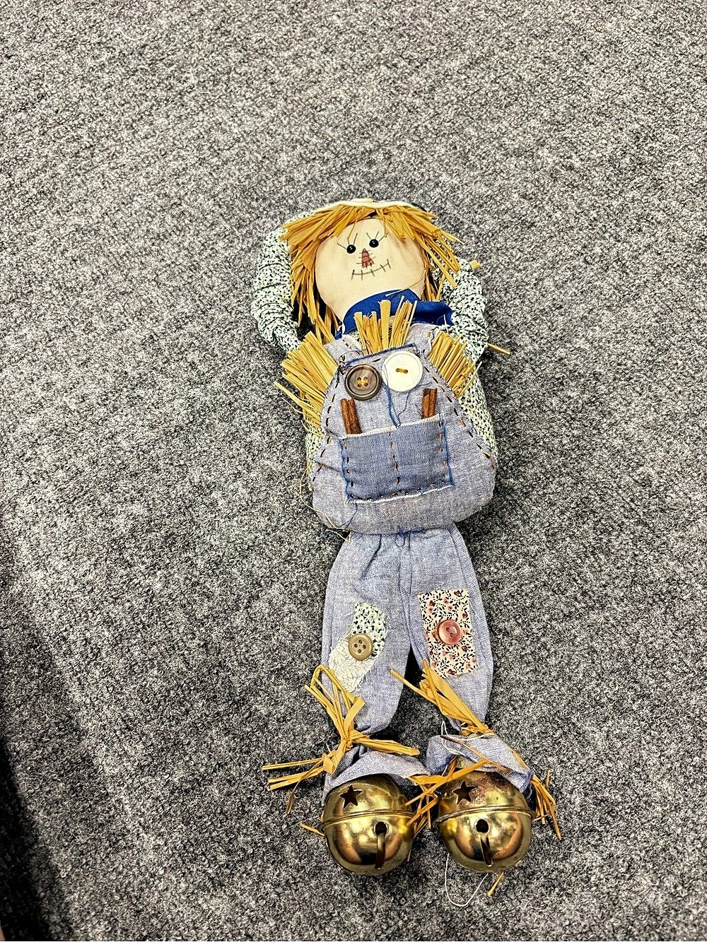 Handmade Rag Doll Scarecrow Door Hanger
